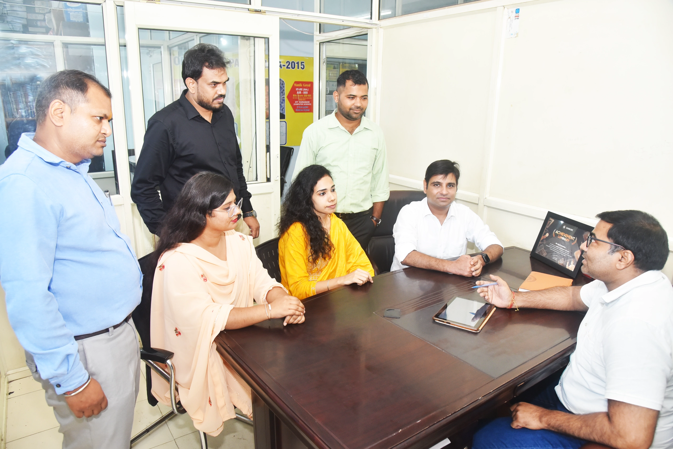 Paathshala Coaching staff in Office discussion