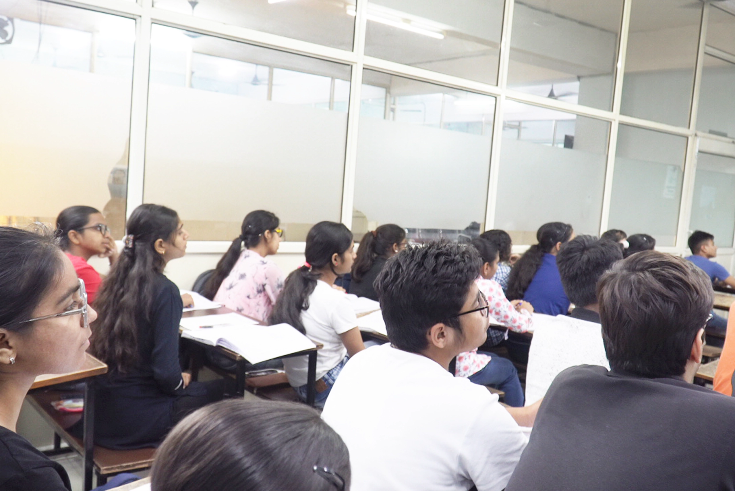 students Attending class